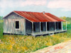 Wallace House - Lincoln County, MS - Oil on Canvas